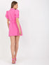 tie-waist-short-sleeve-blazer-dress OhSoStyled - Sophia's Style in Fuchsia Pink-13